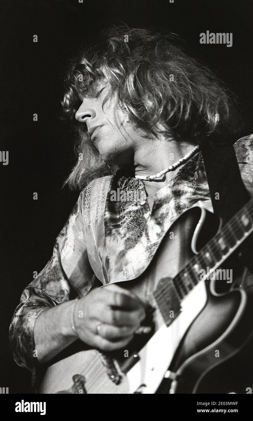 Kevin Ayers. Live-Gig in Ipswich 06/1976 Stockfoto