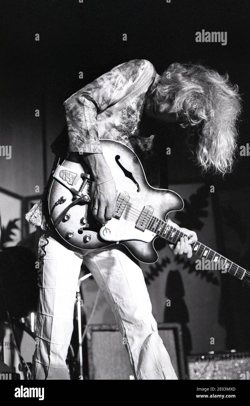 Kevin Ayers. Live-Gig in Ipswich 06/1976 Stockfoto