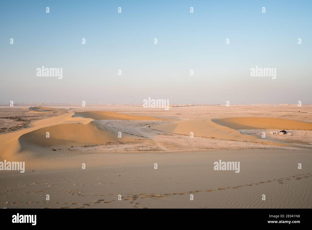 Sanddünen in Katar, Naher Osten Stockfoto