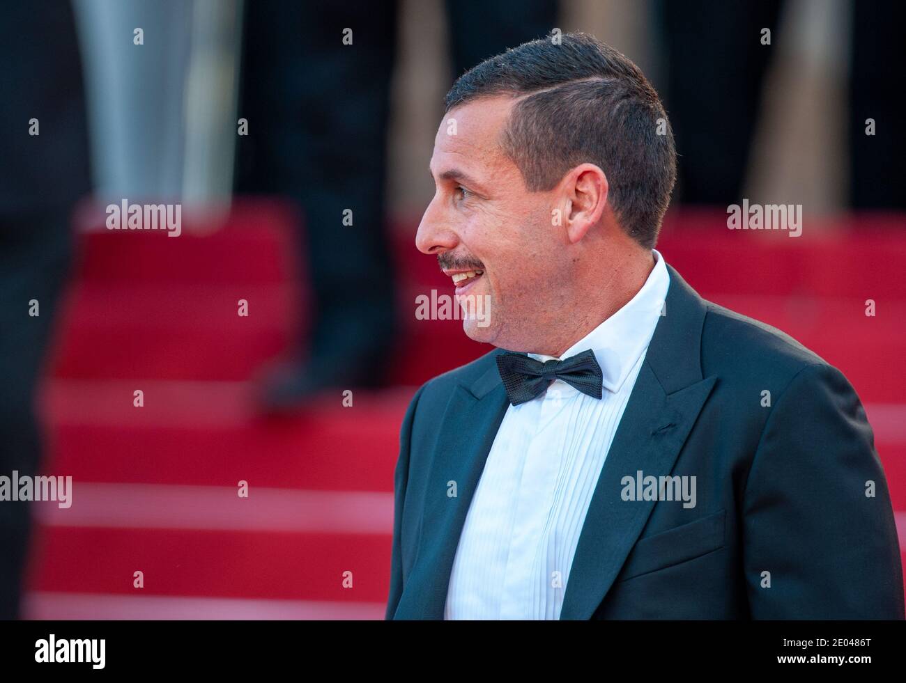 CANNES, FRANKREICH - MAI 21: DER US-Schauspieler Adam Sandler kommt für den Film The Meyerowitz Stories im Wettbewerb bei den 70. Jährlichen Filmfestspielen in Cannes Stockfoto