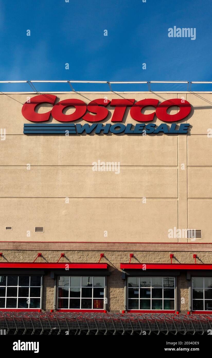 Costco Großhandelsgeschäft Front in Brooklyn NYC Stockfoto