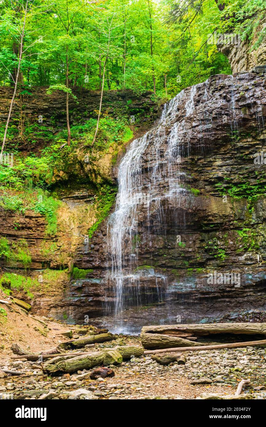 Tiffany Falls Conservation Area Dundas Valley Ancaster Ontario Kanada Stockfoto