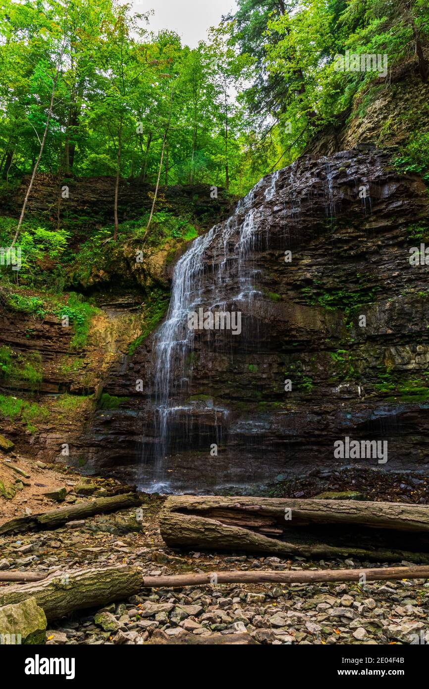 Tiffany Falls Conservation Area Dundas Valley Ancaster Ontario Kanada Stockfoto