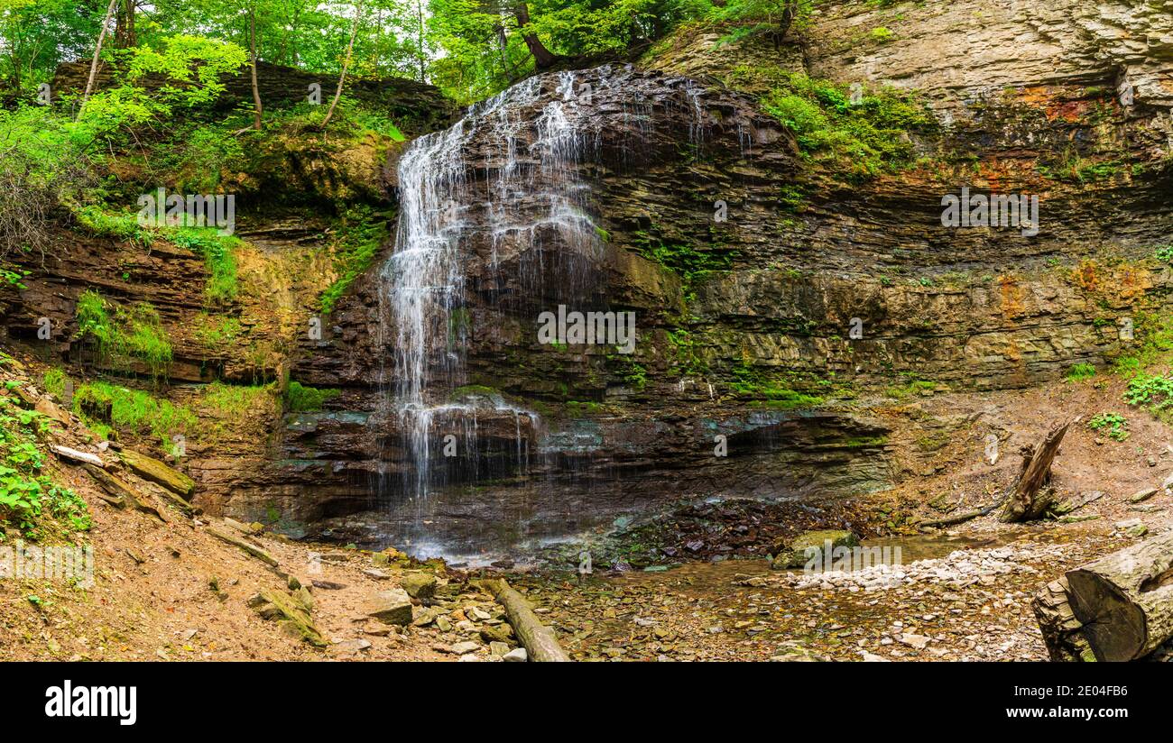 Tiffany Falls Conservation Area Dundas Valley Ancaster Ontario Kanada Stockfoto