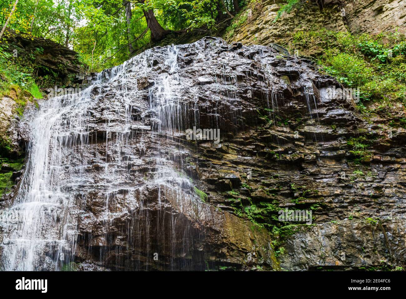 Tiffany Falls Conservation Area Dundas Valley Ancaster Ontario Kanada Stockfoto