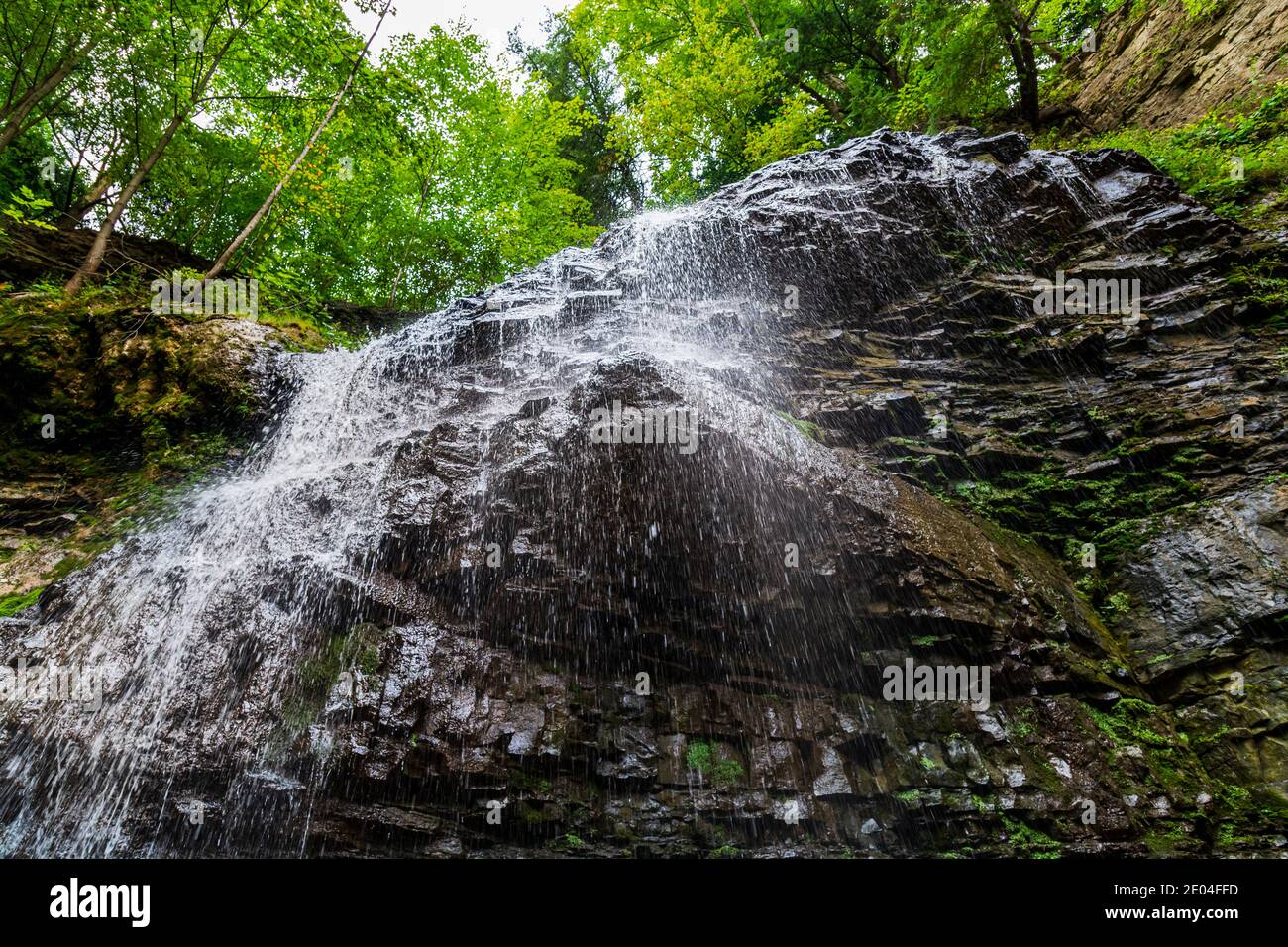 Tiffany Falls Conservation Area Dundas Valley Ancaster Ontario Kanada Stockfoto