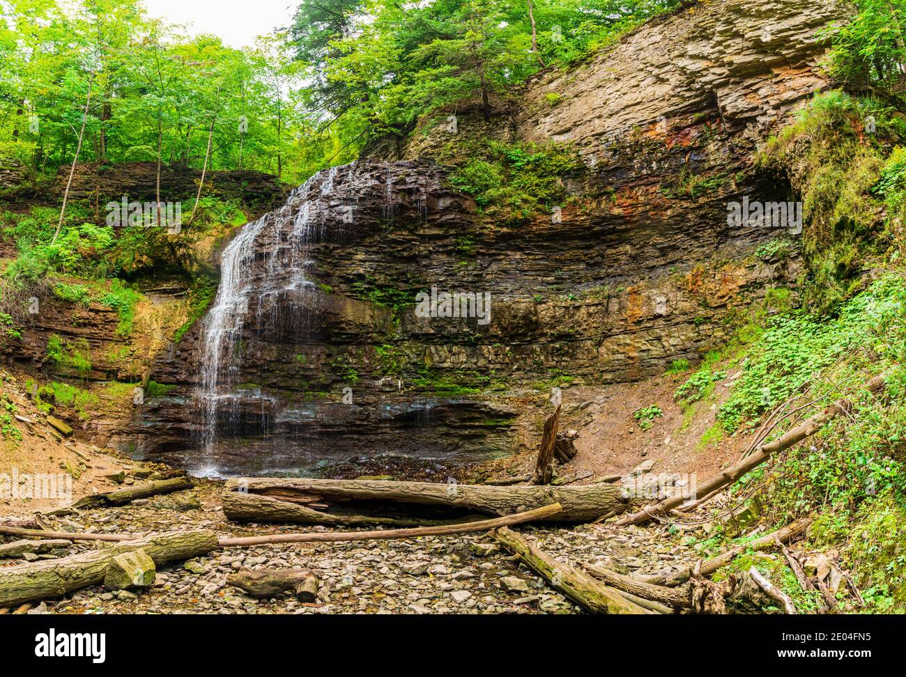 Tiffany Falls Conservation Area Dundas Valley Ancaster Ontario Kanada Stockfoto