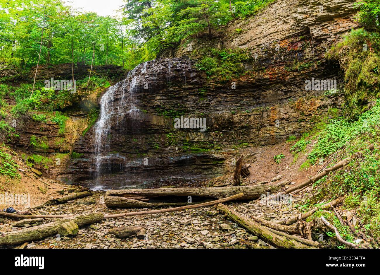 Tiffany Falls Conservation Area Dundas Valley Ancaster Ontario Kanada Stockfoto