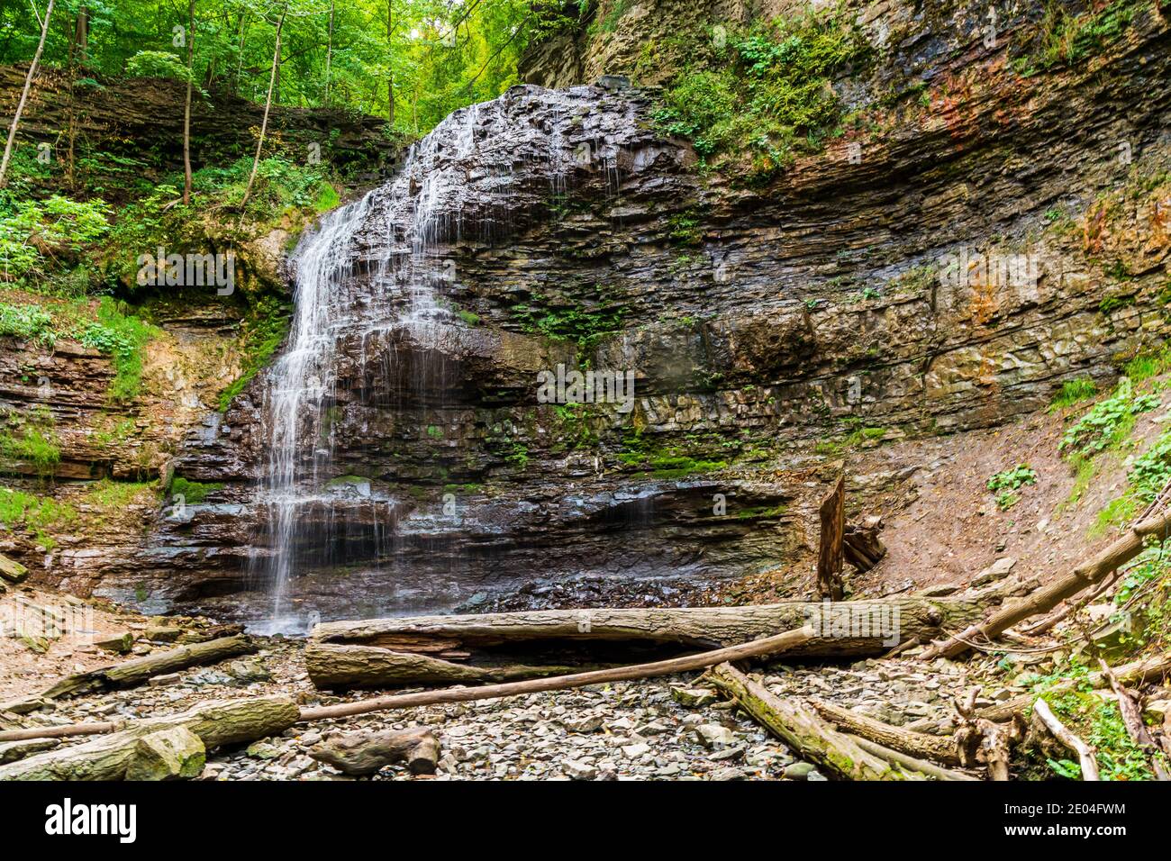Tiffany Falls Conservation Area Dundas Valley Ancaster Ontario Kanada Stockfoto
