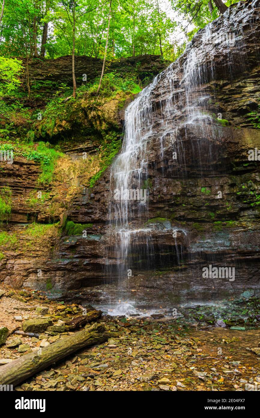 Tiffany Falls Conservation Area Dundas Valley Ancaster Ontario Kanada Stockfoto