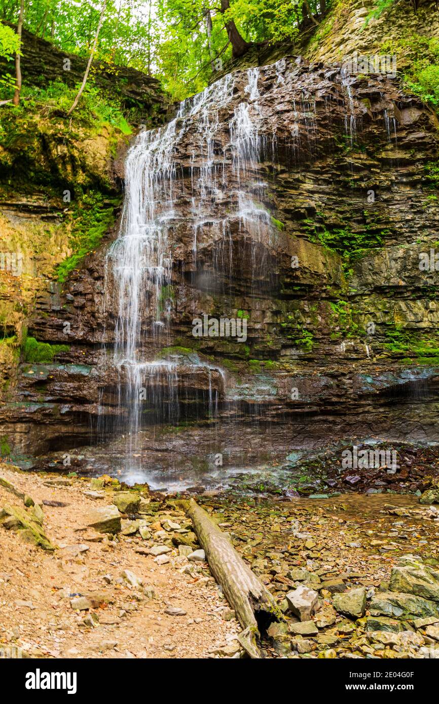 Tiffany Falls Conservation Area Dundas Valley Ancaster Ontario Kanada Stockfoto