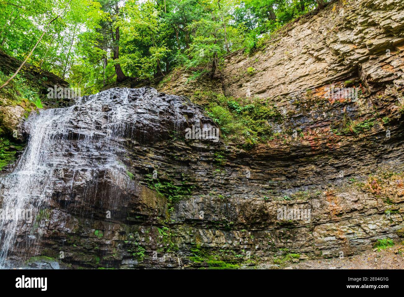 Tiffany Falls Conservation Area Dundas Valley Ancaster Ontario Kanada Stockfoto