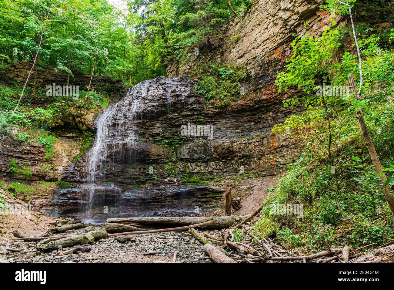 Tiffany Falls Conservation Area Dundas Valley Ancaster Ontario Kanada Stockfoto