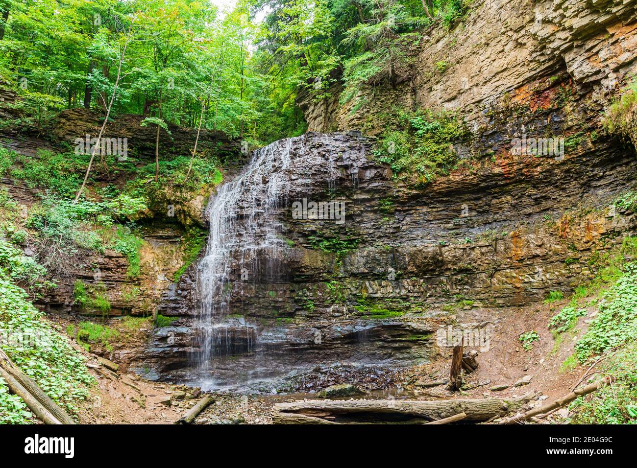 Tiffany Falls Conservation Area Dundas Valley Ancaster Ontario Kanada Stockfoto