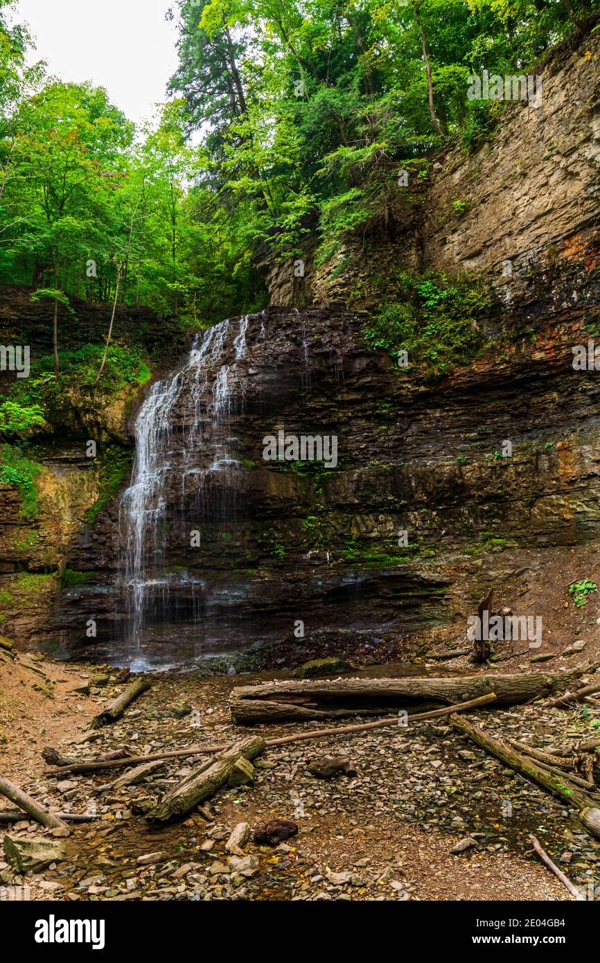 Tiffany Falls Conservation Area Dundas Valley Ancaster Ontario Kanada Stockfoto