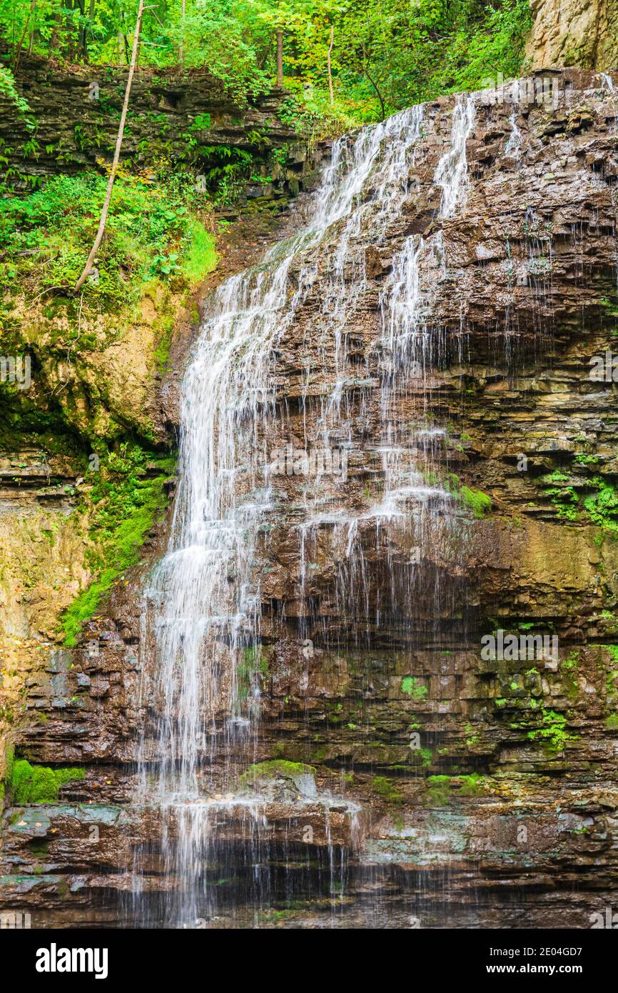Tiffany Falls Conservation Area Dundas Valley Ancaster Ontario Kanada Stockfoto