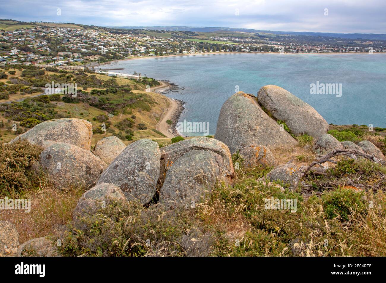 Encounter Bay auf der Fleurieu Peninsula Stockfoto