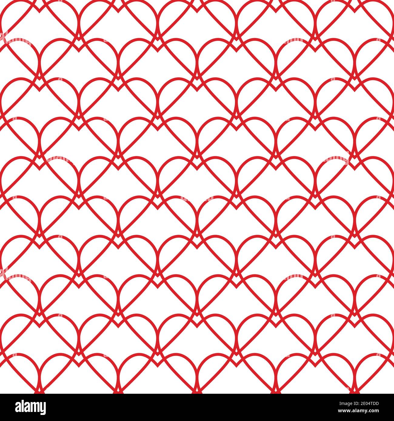 Nahtlose Muster Hintergrund Herzen, Vektor-Raster von Herzen für Liebhaber, Liebe Wallpaper für Valentinstag Stock Vektor
