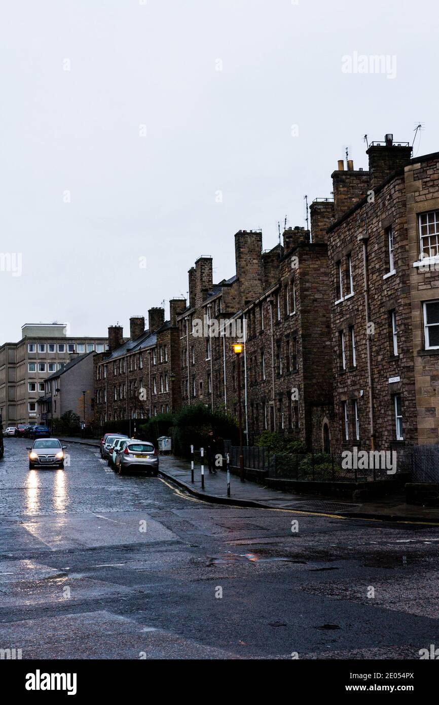 Straßen von Edinburgh, Schottland. Stockfoto