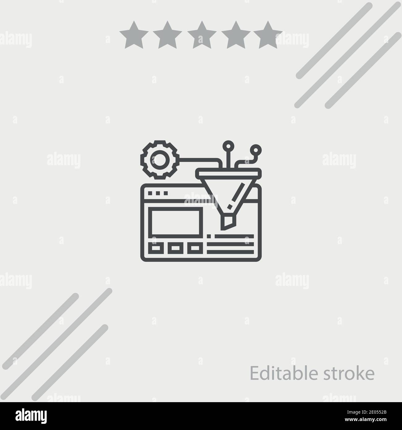 Algorithmus vektor symbol moderne einfache vektor illustration stock