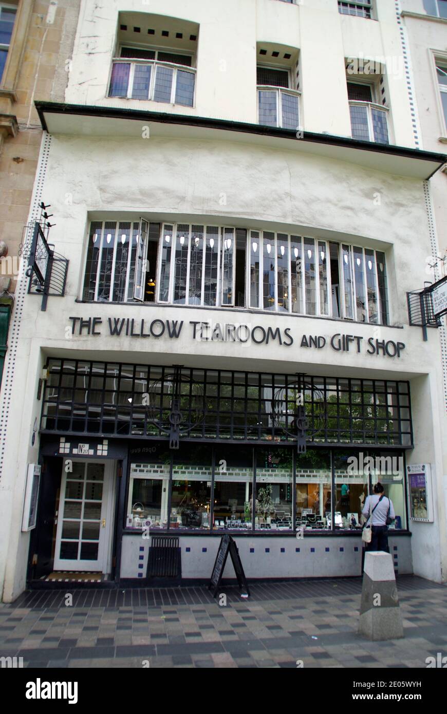 Die Willow Tearooms in 2014 Exterieur Detail Stockfoto