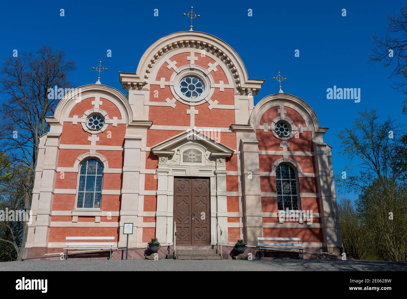 Ulriksdal Palace Chapel (Ulriksdals Slottskapell) Ulriksdal Palace, Stockholm, Schweden Stockfoto