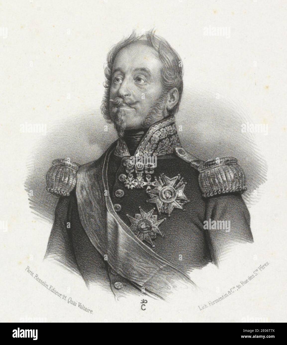 Le Général Pajol (1772-1844). Stockfoto