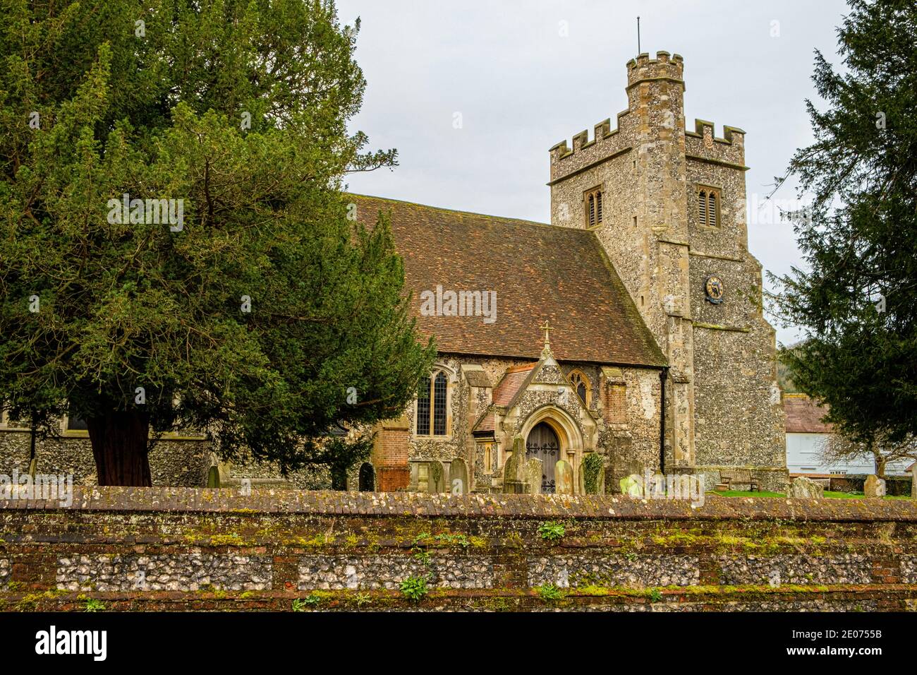 St Peter and St Paul Church, High Street, Farningham, Kent Stockfoto