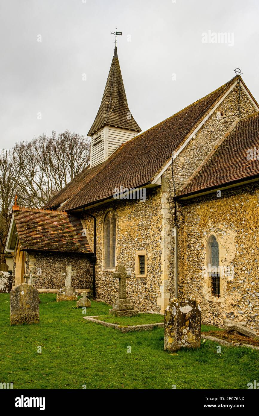 All Saints Church, Church Road, Hartley, Kent Stockfoto