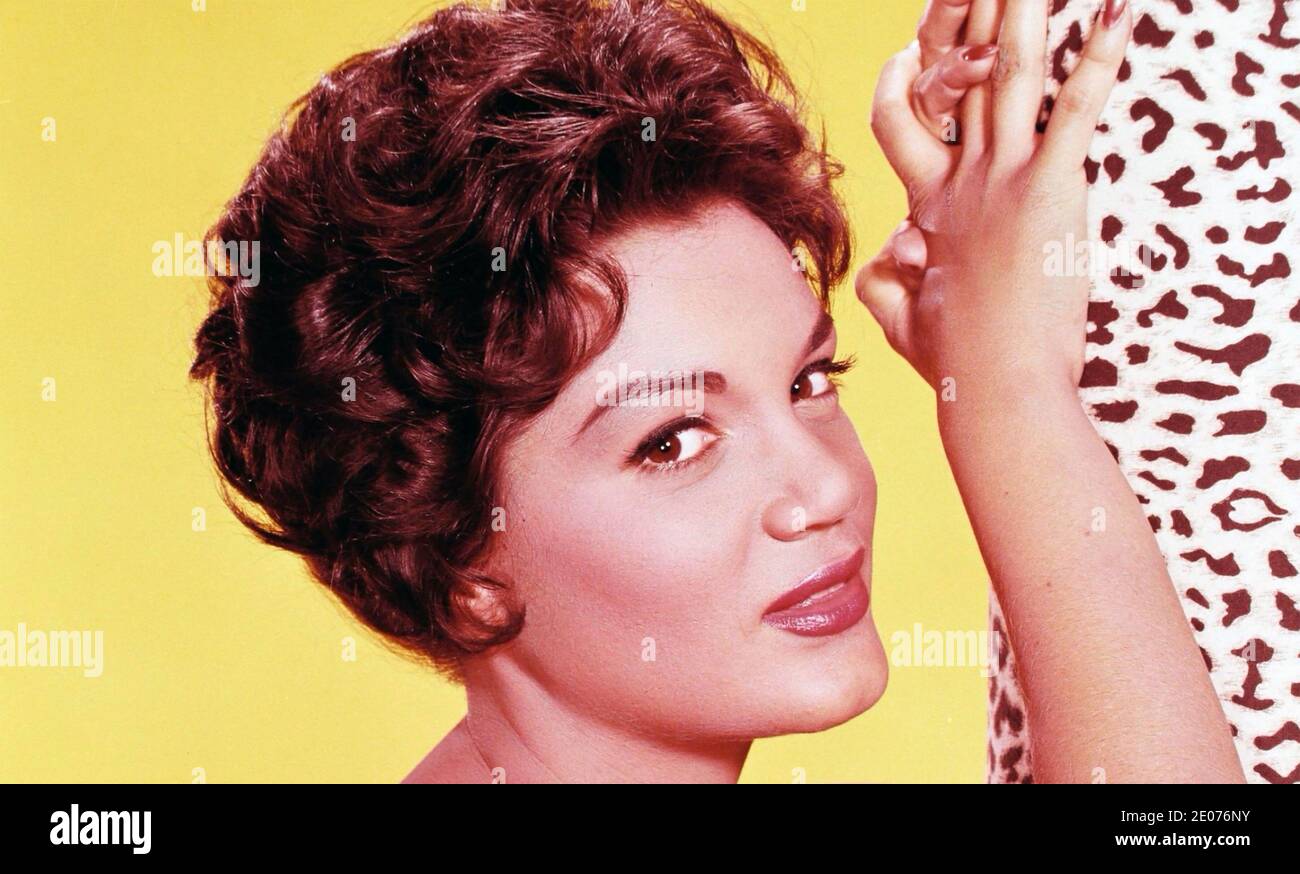 CONNIE FRANCIS Werbefoto der amerikanischen Sängerin um 1965 Stockfoto