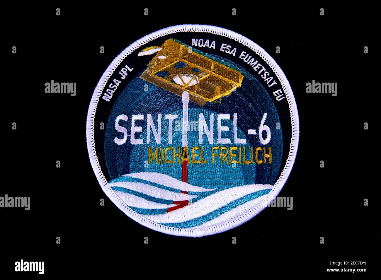Sentinel-6 Michael Freilich Mission Patch Stockfoto