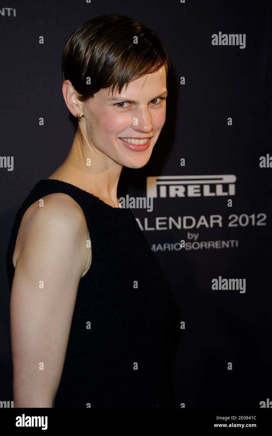 Saskia De Braun bei der Pirelli Calendar Party 2012 im Restaurant Opera Garnier in Paris, Frankreich, am 2012. januar. Foto von Alban Wyters/ABACAPRESS.COM Stockfoto