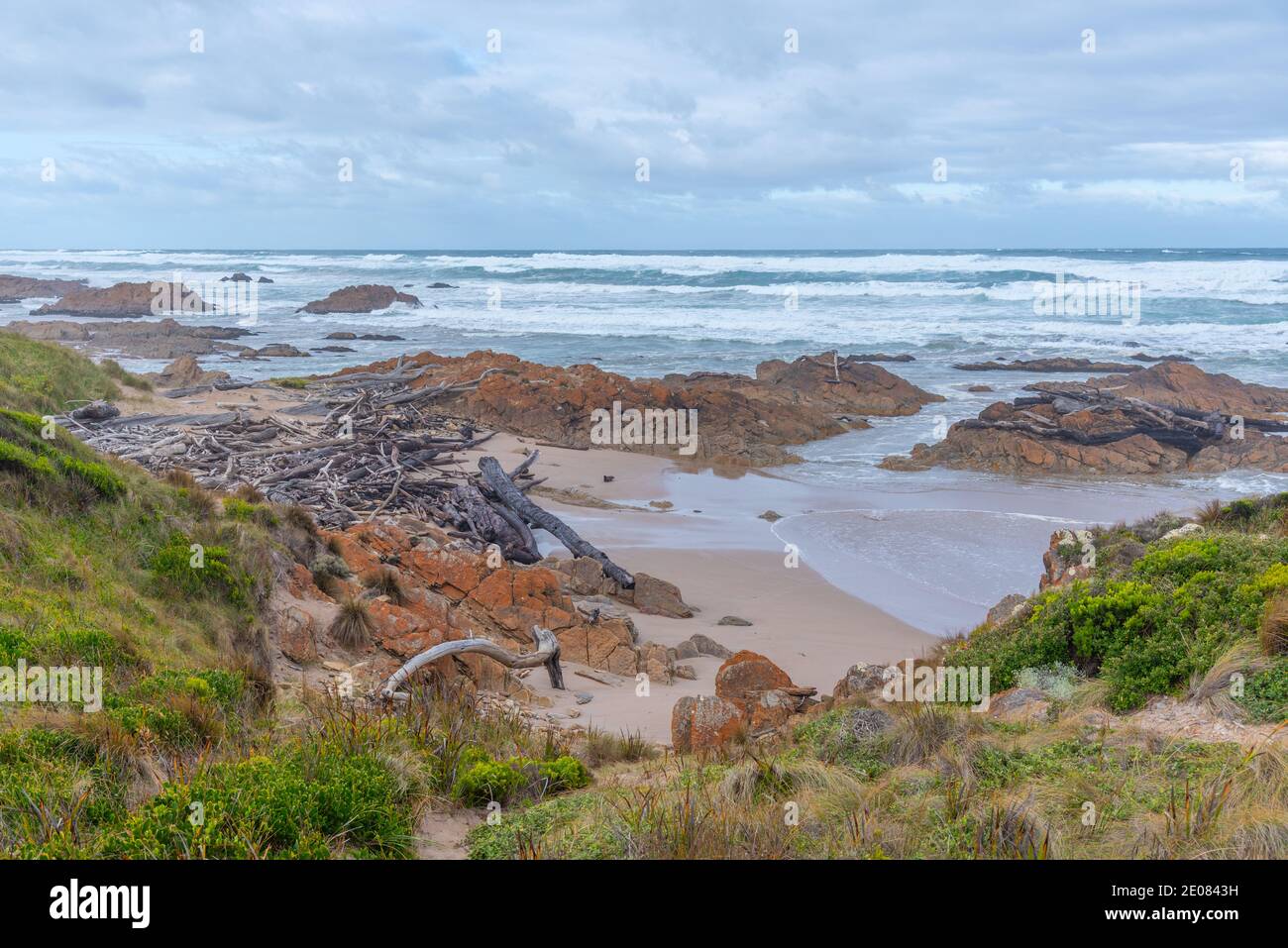 Aussichtspunkt am Rande der Welt in Tasmanien, Australien Stockfoto