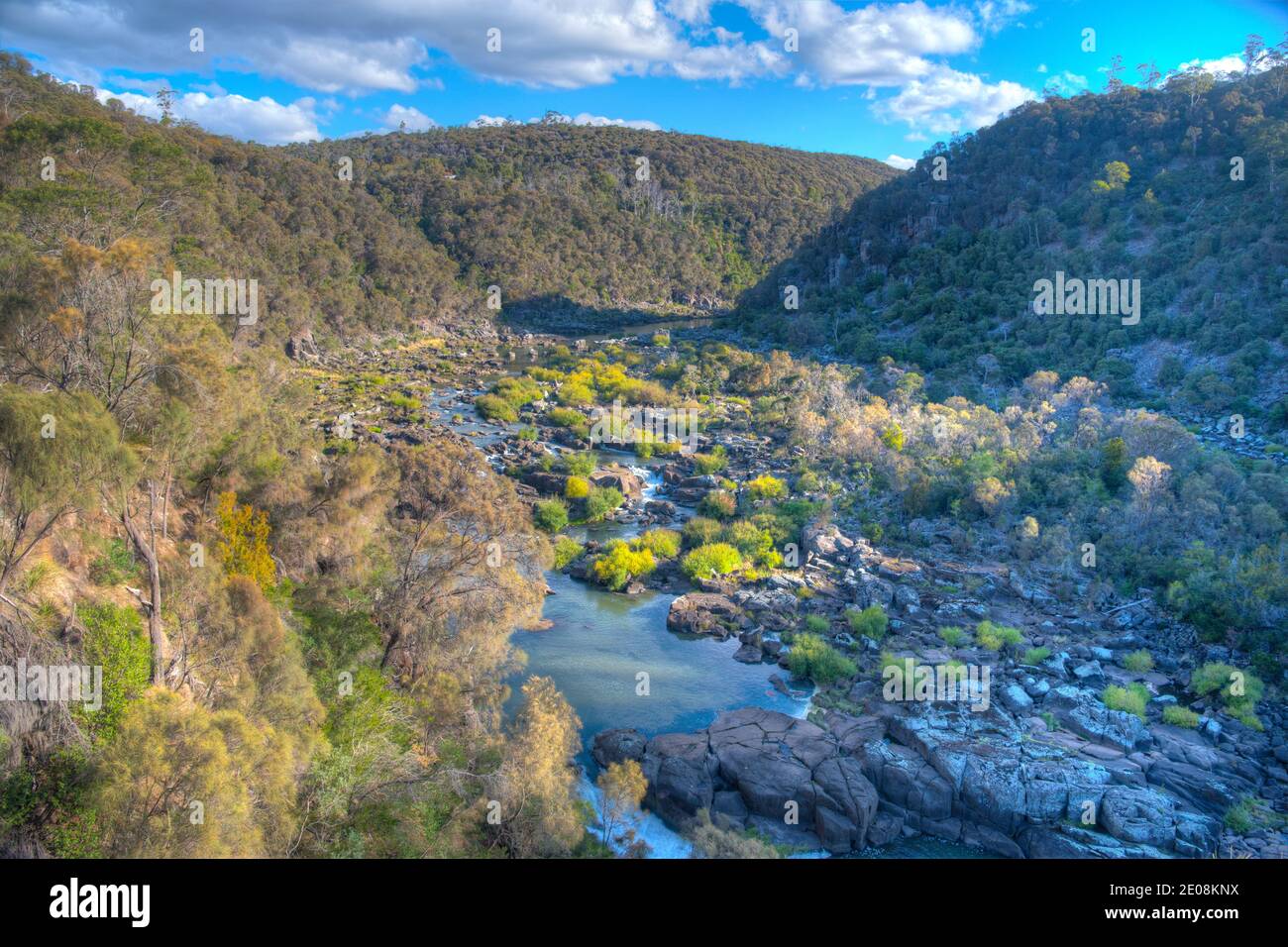 Cataract Gorge Reserve in Launceston in Tasmanien, Australien Stockfoto