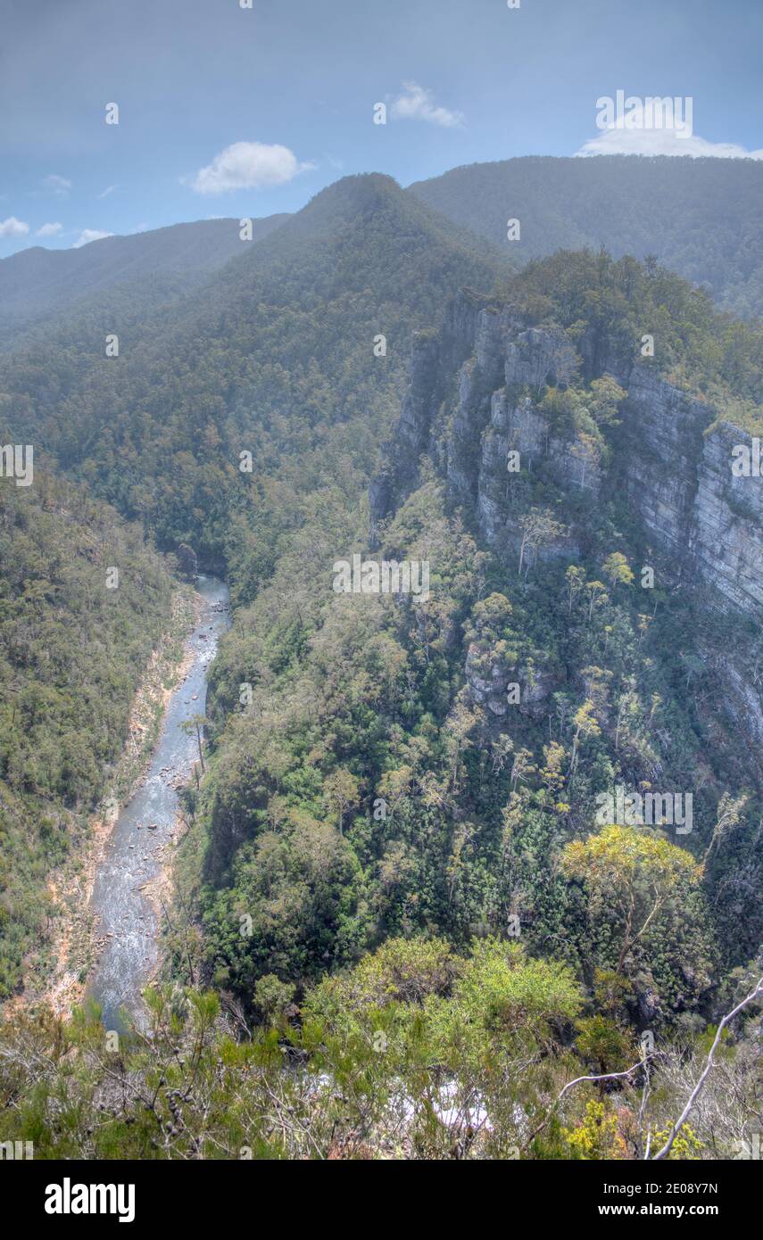 Alum Cliffs State Reserve in Tasmanien, Australien Stockfoto