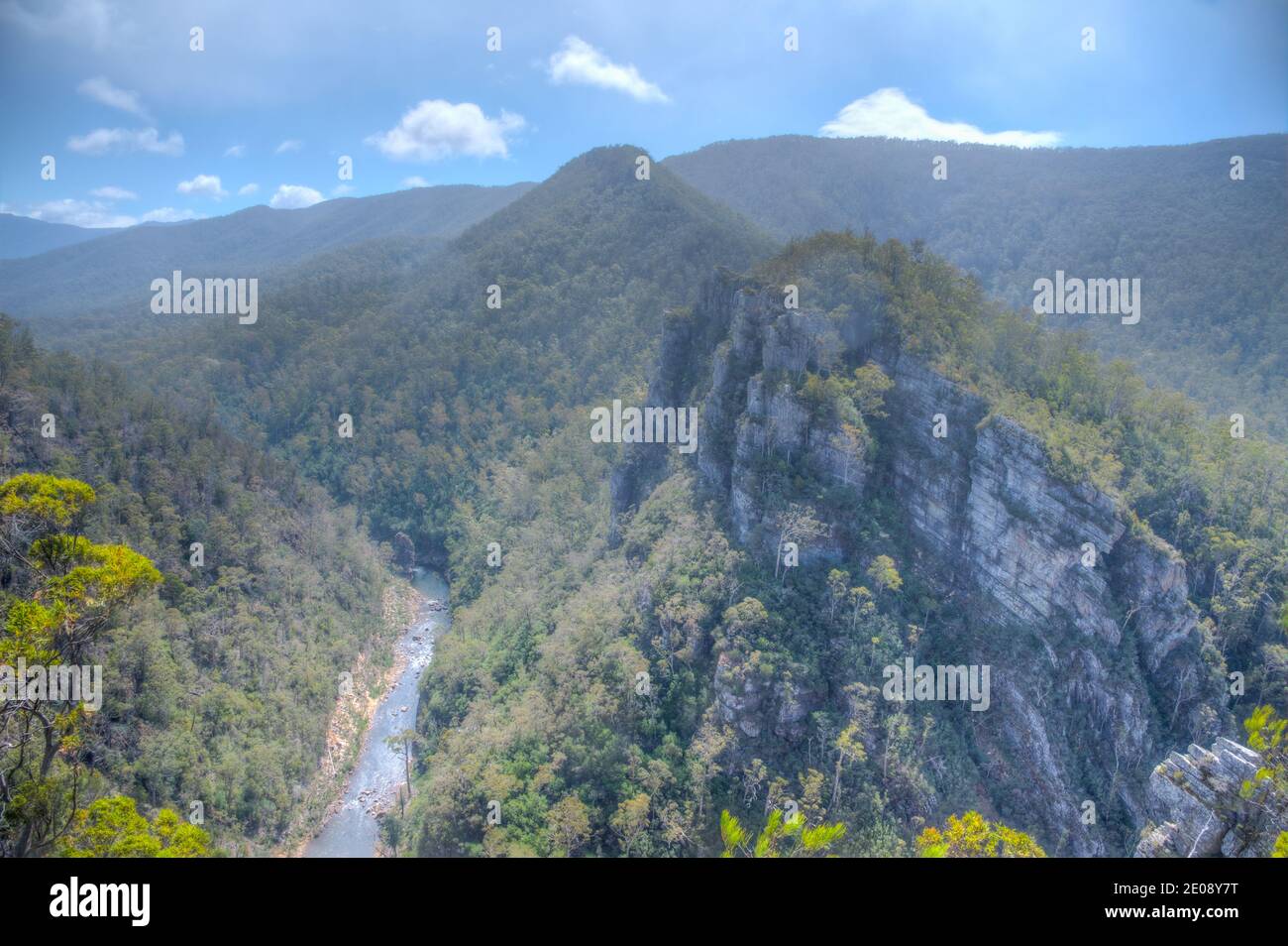 Alum Cliffs State Reserve in Tasmanien, Australien Stockfoto