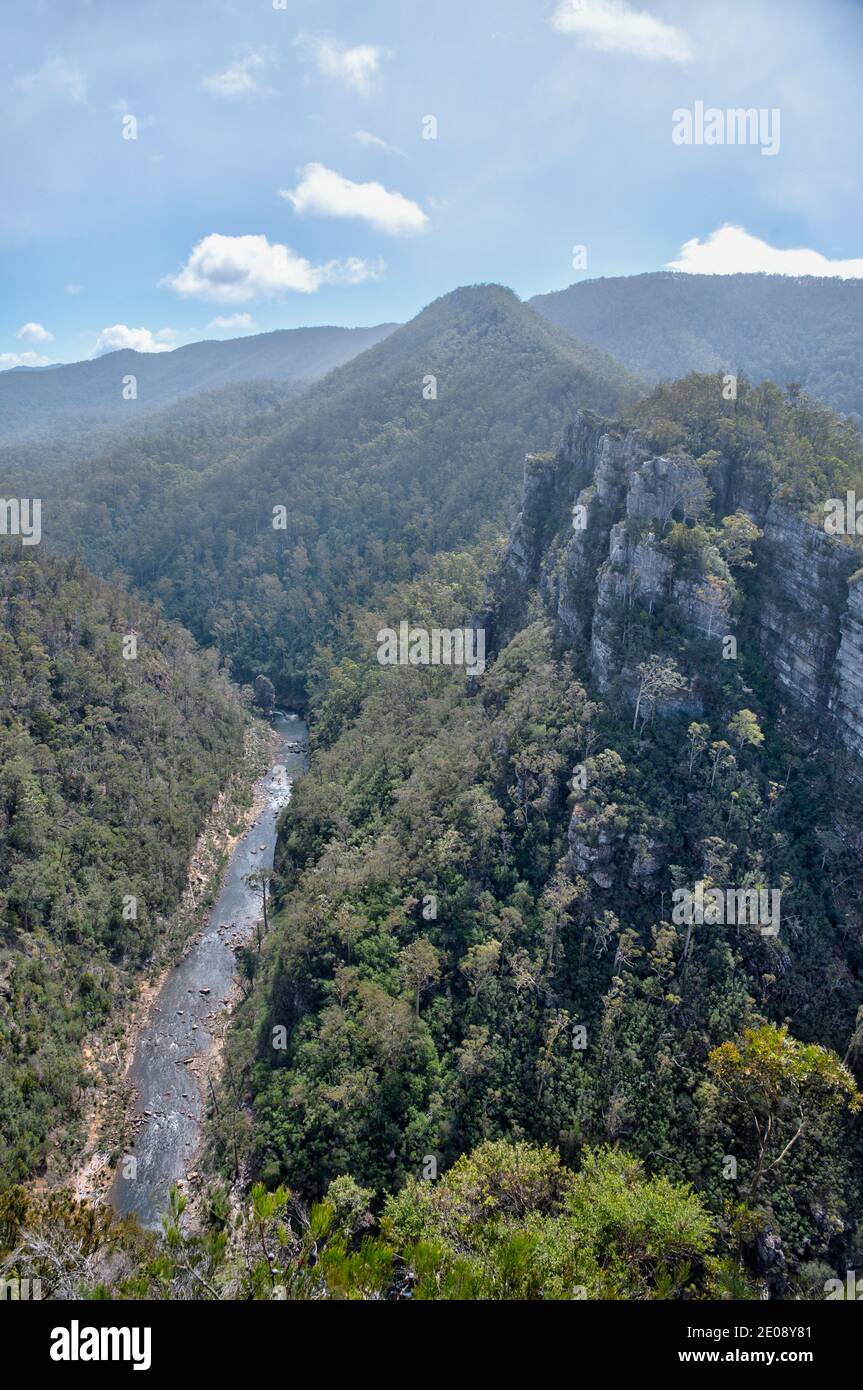 Alum Cliffs State Reserve in Tasmanien, Australien Stockfoto