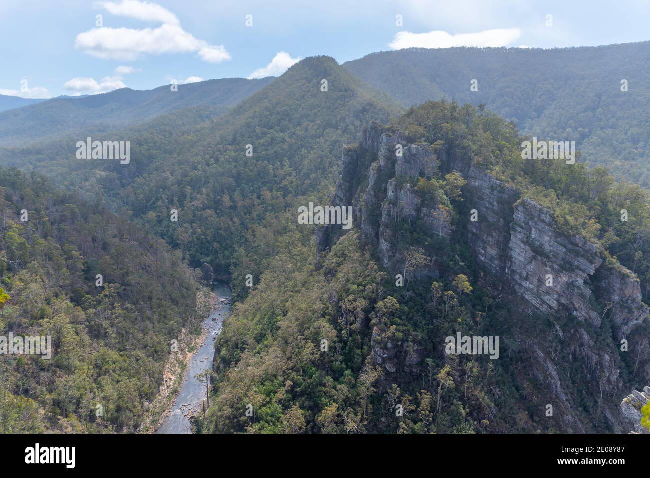 Alum Cliffs State Reserve in Tasmanien, Australien Stockfoto