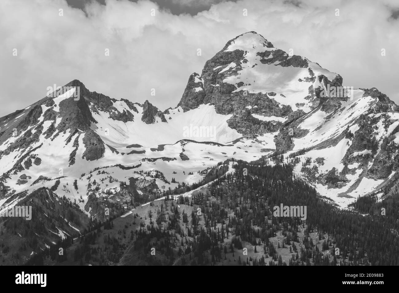 Der Grand Teton National Park Stockfoto