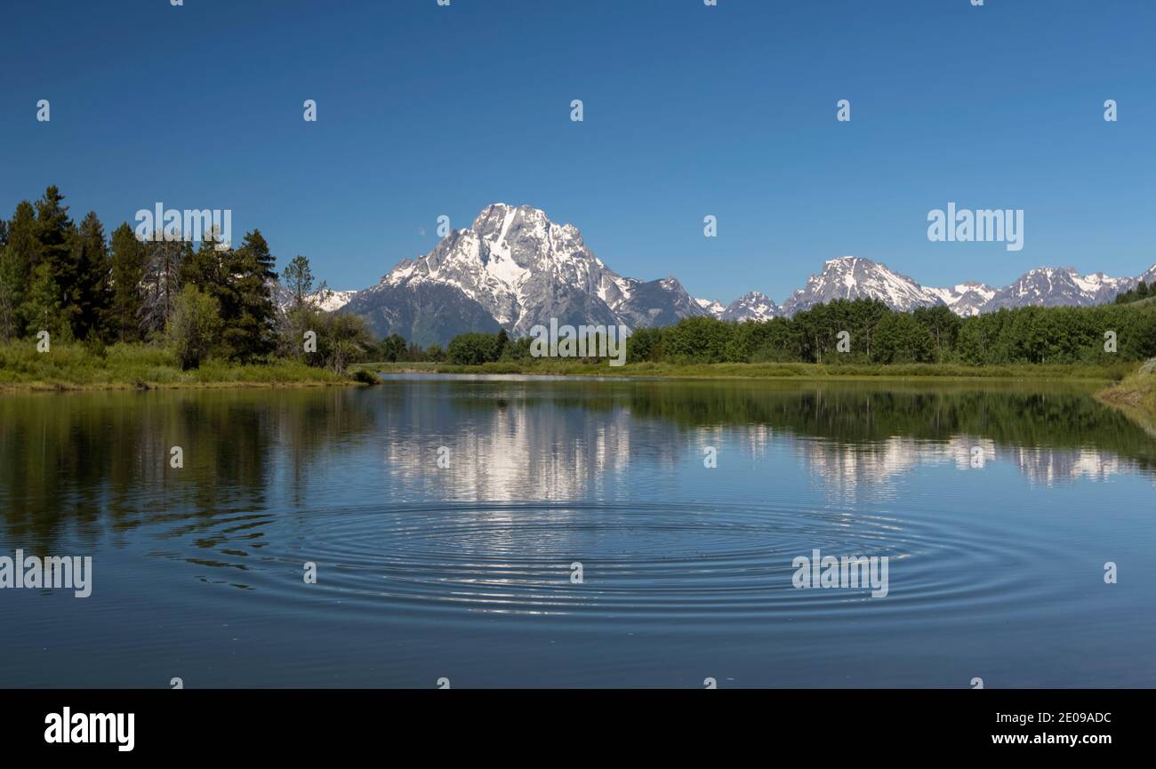 Der Grand Teton National Park Stockfoto
