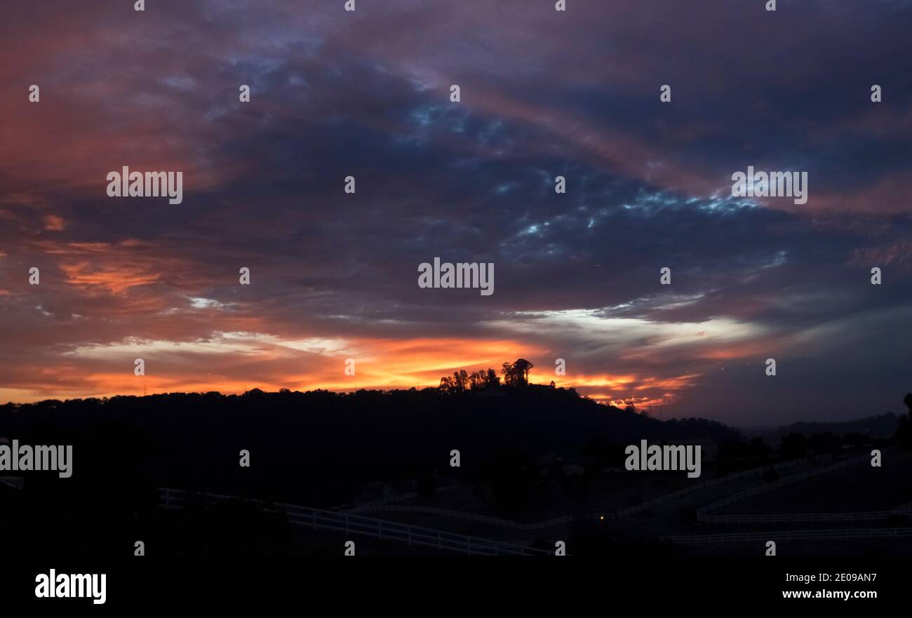 Sonnenuntergang Stockfoto