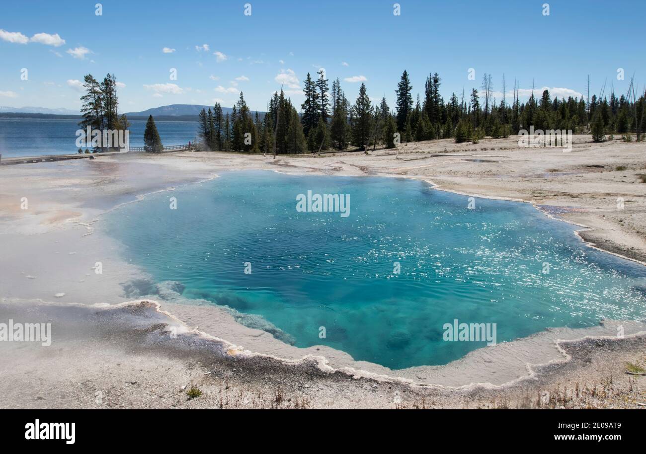 Yellowstone Landschaft Stockfoto