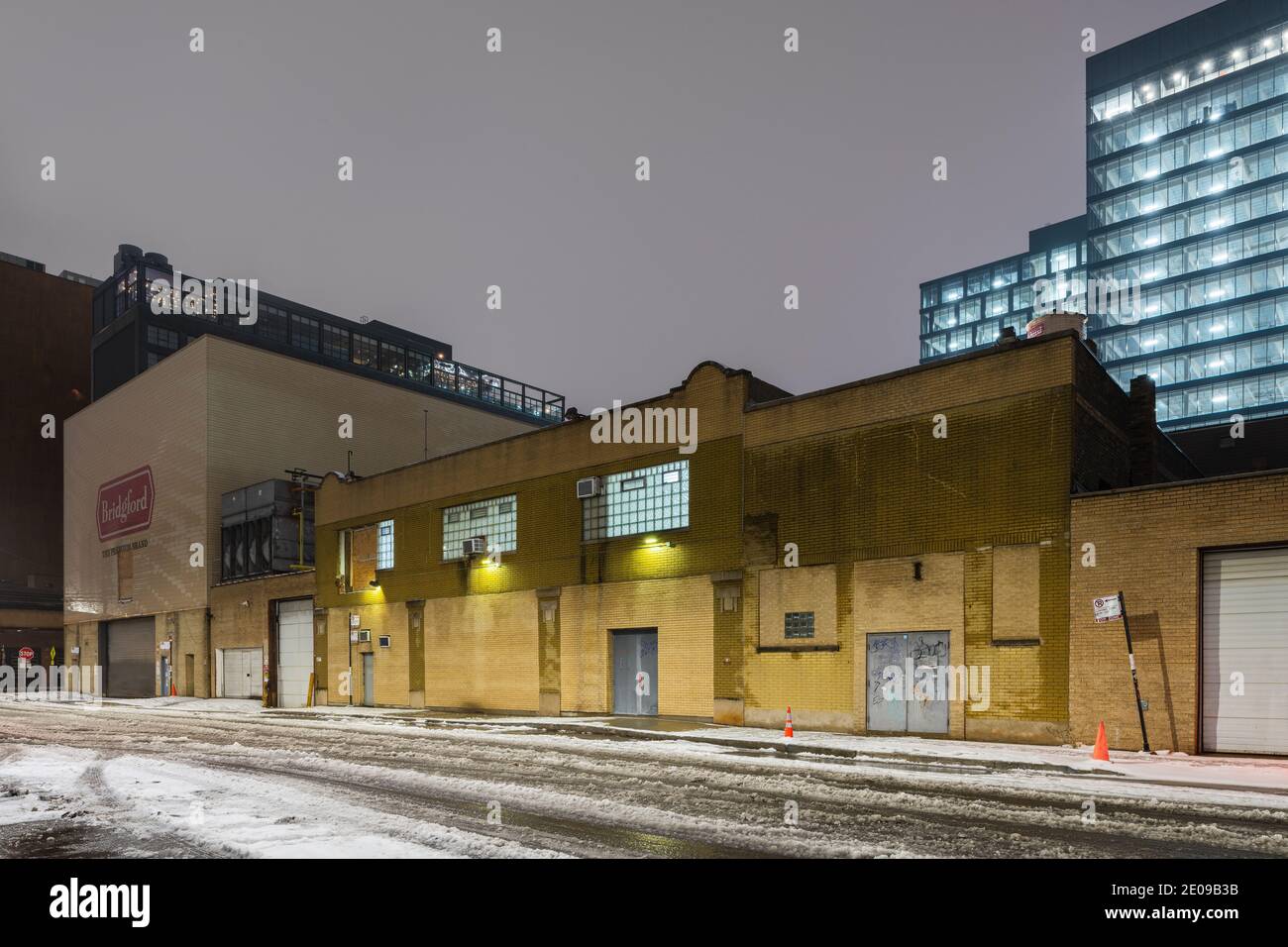 Bridgford Werk im Viertel Fulton Market Stockfoto