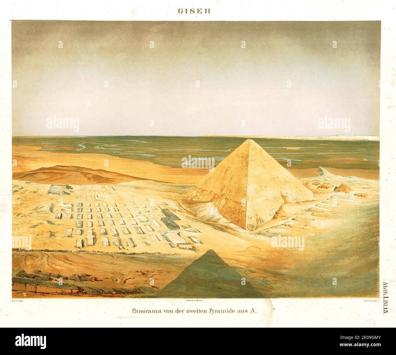 Lepsius-Projekt tw 1-1-17. Stockfoto