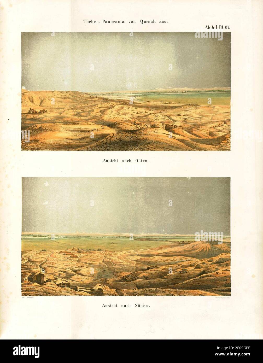 Lepsius-Projekt tw 1-2-067. Stockfoto