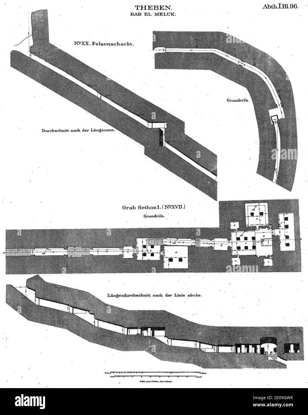 Lepsius-Projekt tw 1-2-096 Stockfoto