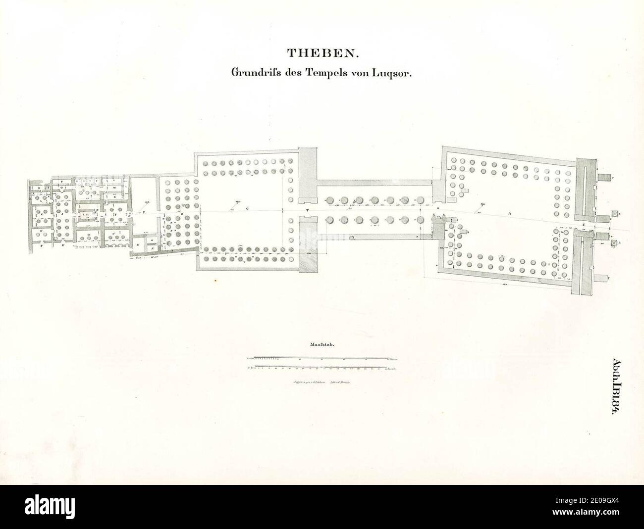 Lepsius-Projekt tw 1-2-084. Stockfoto