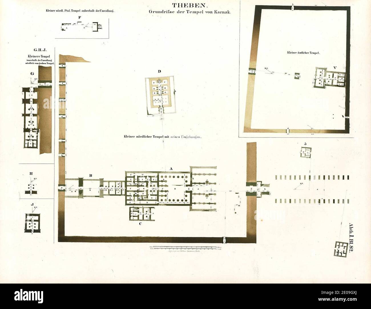 Lepsius-Projekt tw 1-2-082. Stockfoto