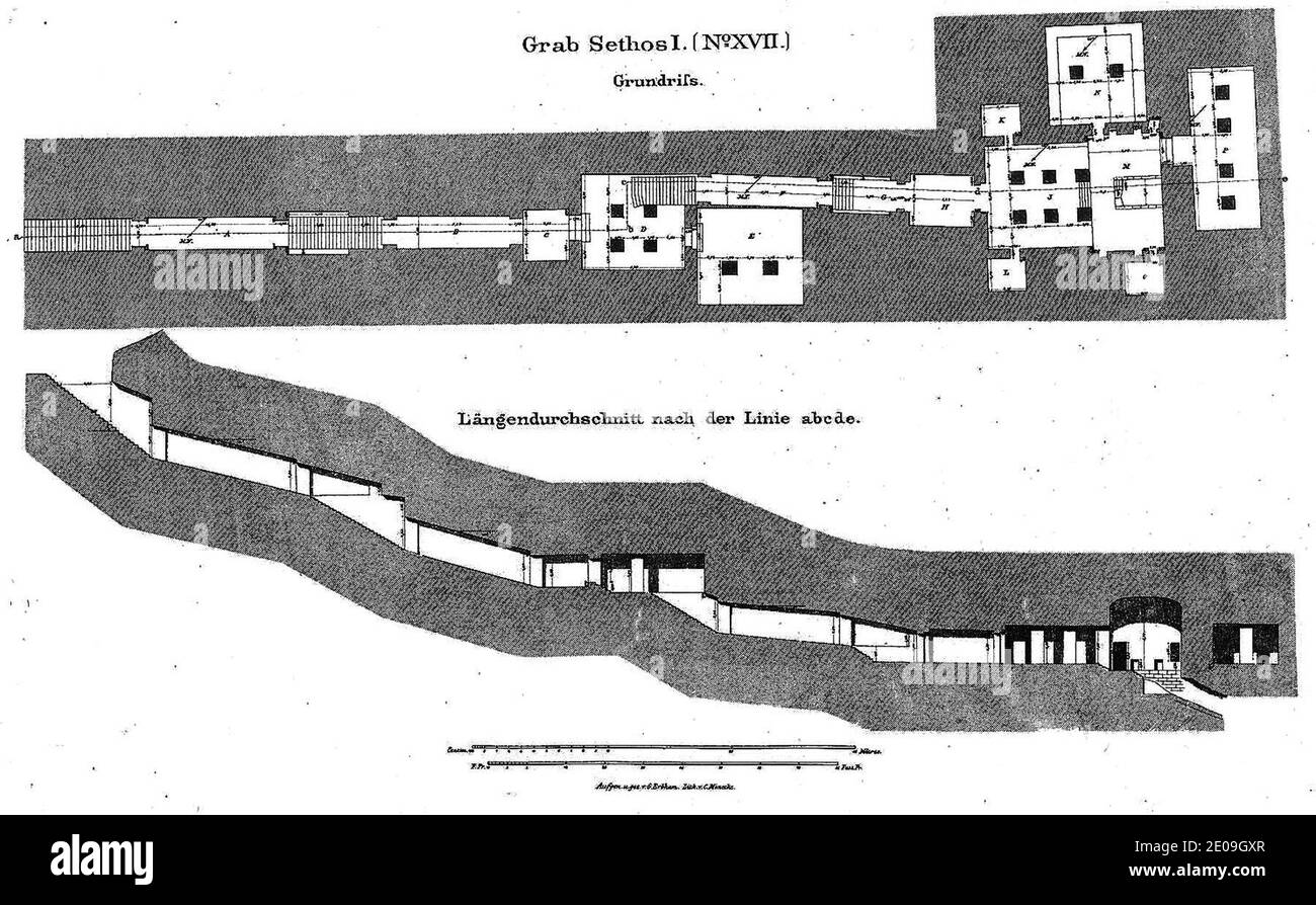 Lepsius-Projekt tw 1-2-096 ret2. Stockfoto