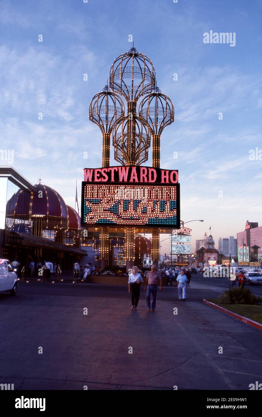 Das Westward Ho Hotel and Casino auf dem Strip in Las Vegas, Nevada Stockfoto